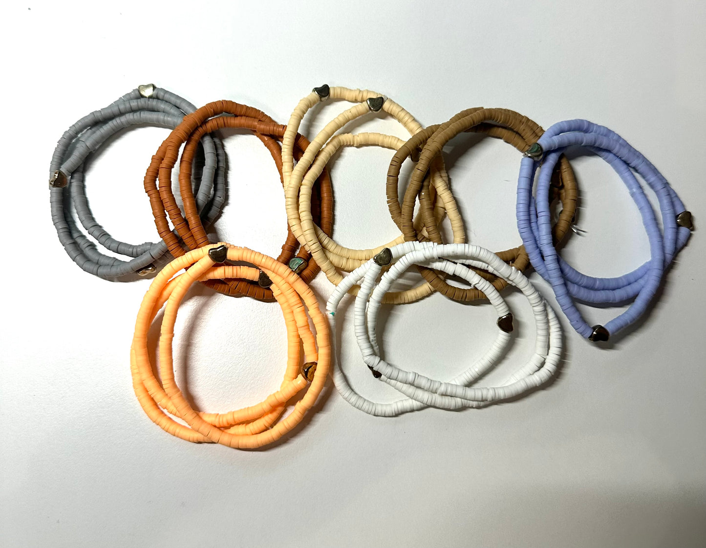 3 for $2 Seed bead and silicone bead bracelets