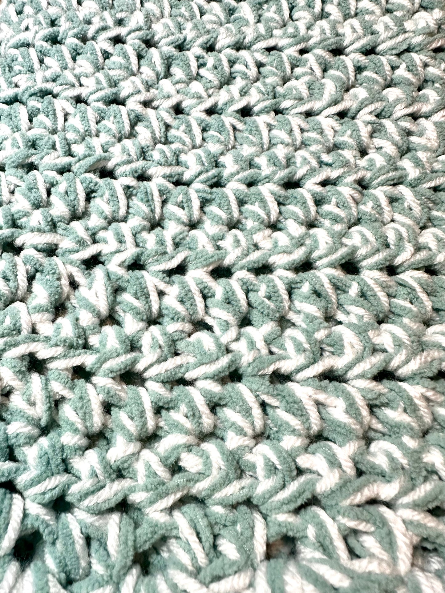 Blanke Baby Sage Green and White