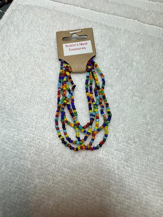 Rainbow Seed Bead Bracelets