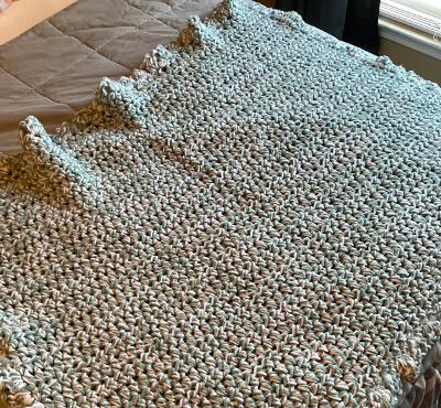 Blanke Baby Sage Green and White