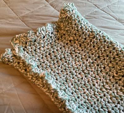 Blanke Baby Sage Green and White