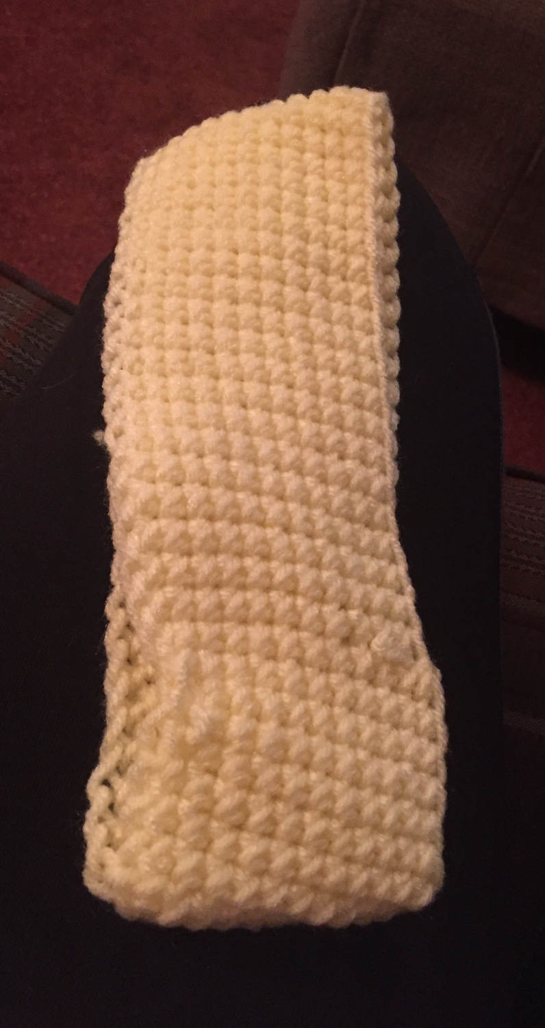 Handmade kid/baby crochet headband Pale Yellow PLAIN