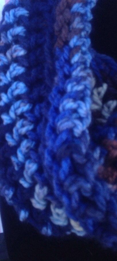 Crochet Infinity Scarf - Lakeside