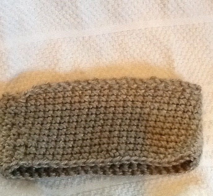 Handmade kid/baby crochet headband Grand Canyon PLAIN 8-1/4”