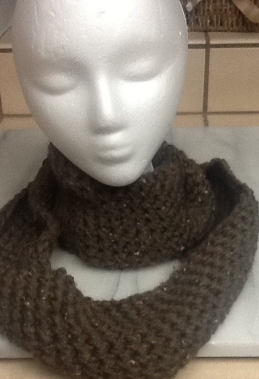 Crochet Infinity Scarf - Barley