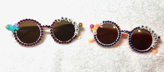 Sunglasses, Blinged and Personalized