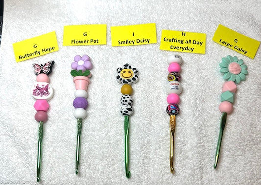 Crochet Hooks (Beaded and Epoxy)