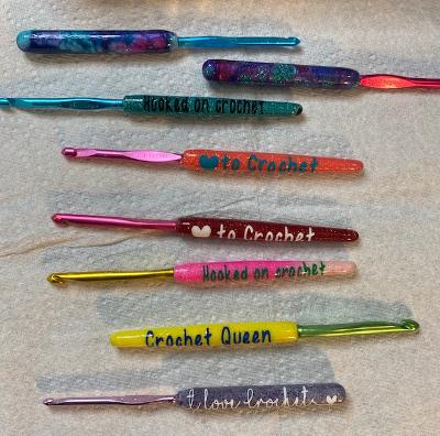 Crochet Hooks (Beaded and Epoxy)