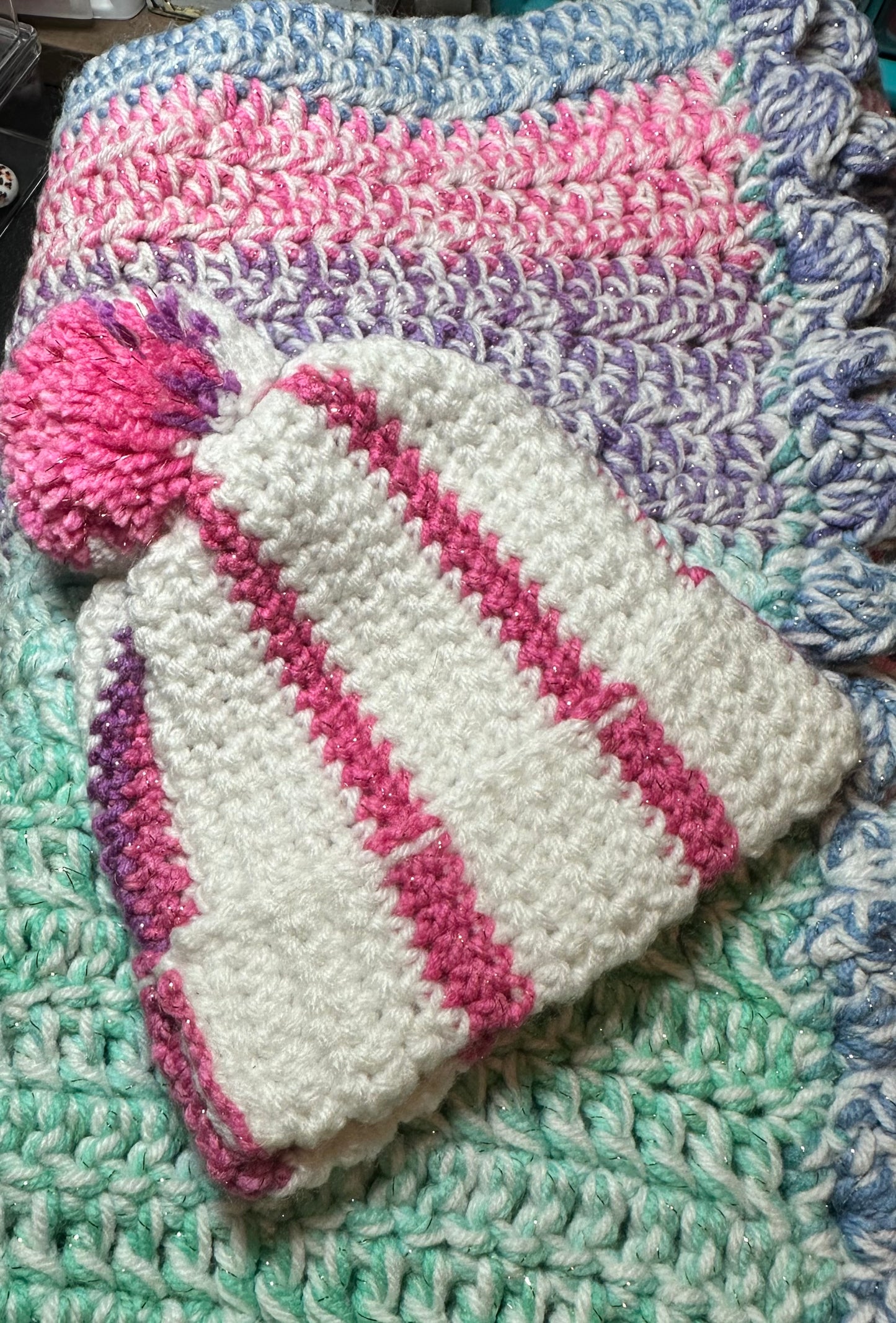 Baby Blanket and Beanie Set