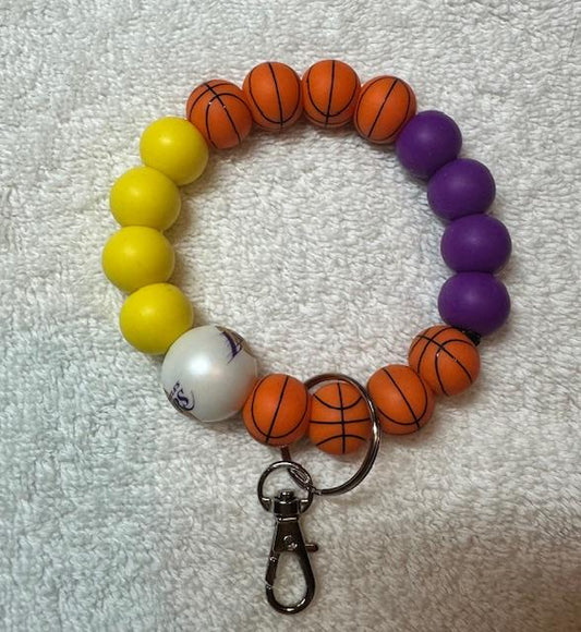 Wristlets for Keys - Basketball