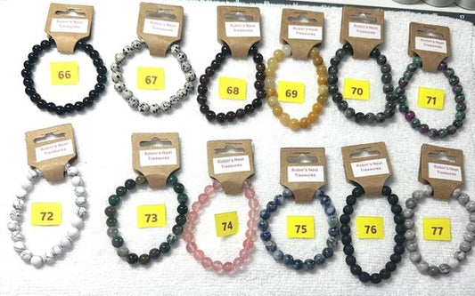 Natural Stone Beaded Bracelets