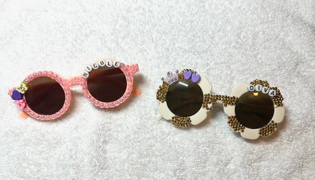 Sunglasses, Blinged and Personalized