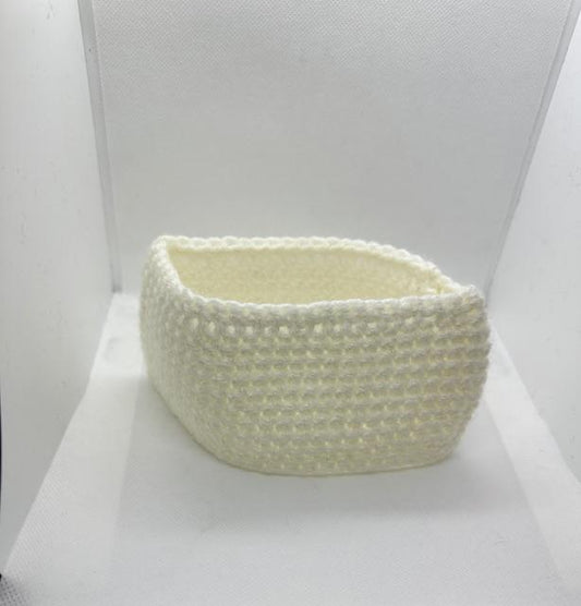 White Crochet Headband with NO Embellishments Kids