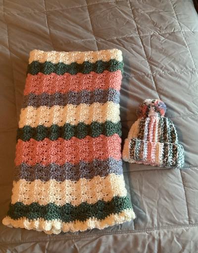 Baby Blanket and Beanie Set