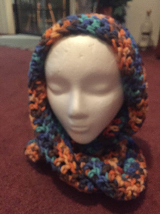 Crochet Infinity Scarf - Brightness