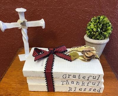 Grateful, Thankful, Blessed - Book Stack