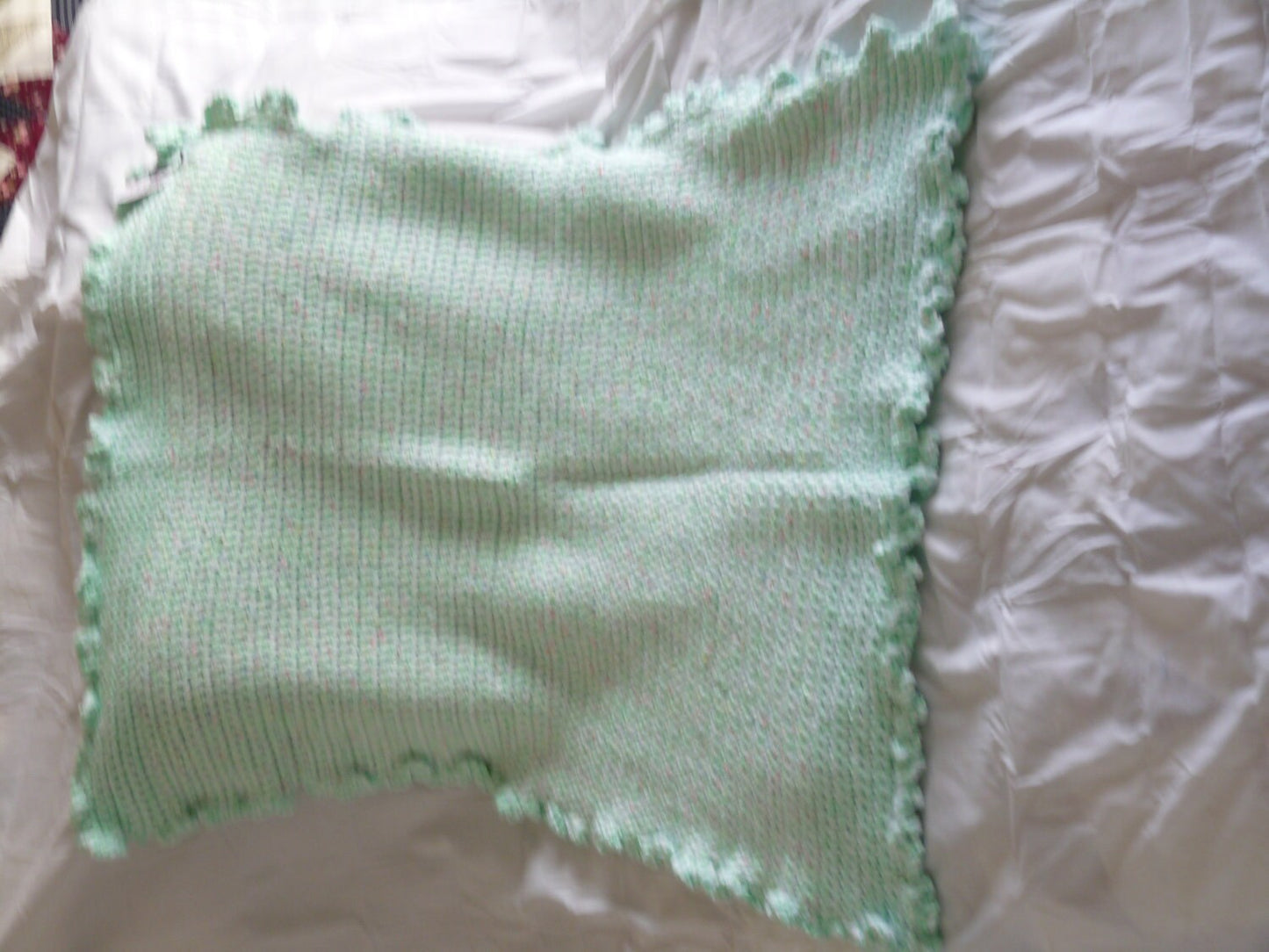 Blanket Baby - Mint Green & White