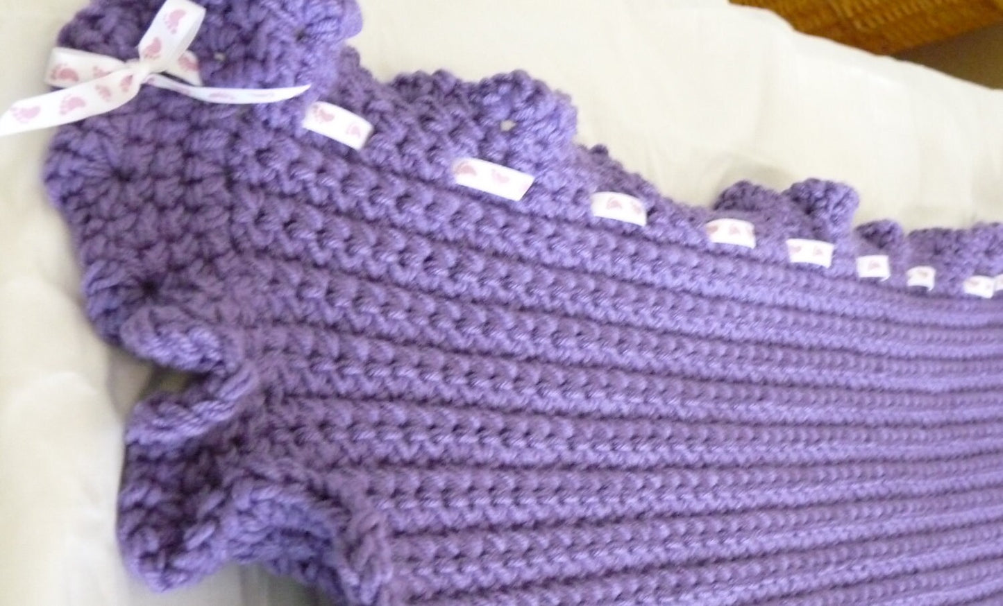 Blanket Baby - Lavender Footprint