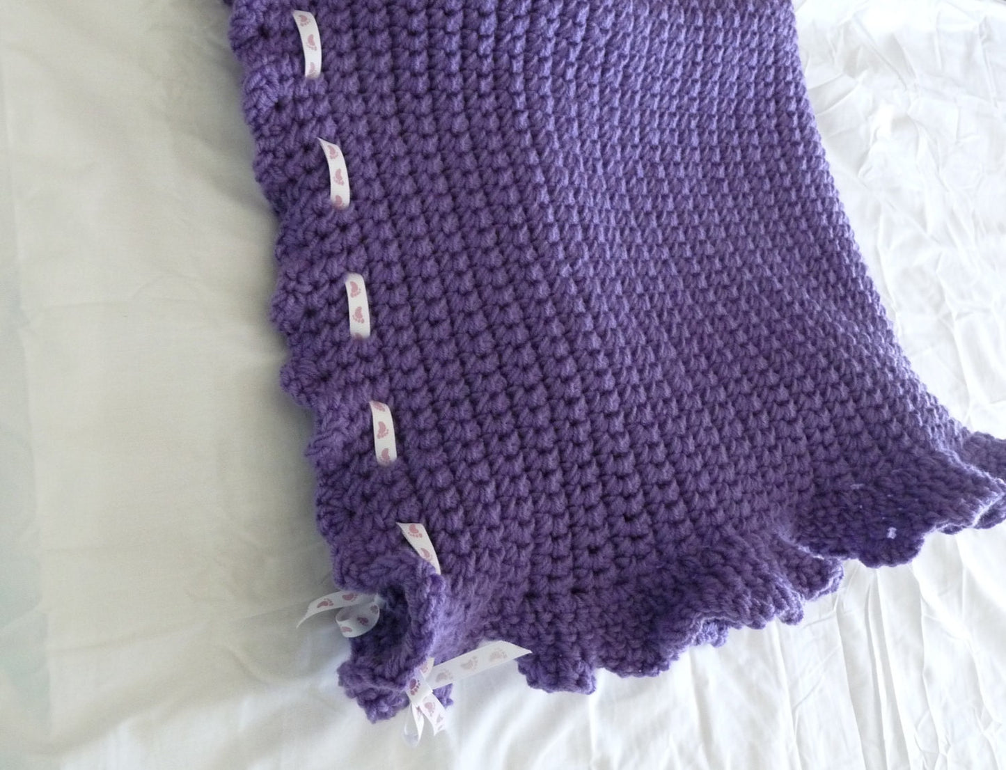 Blanket Baby - Lavender Footprint