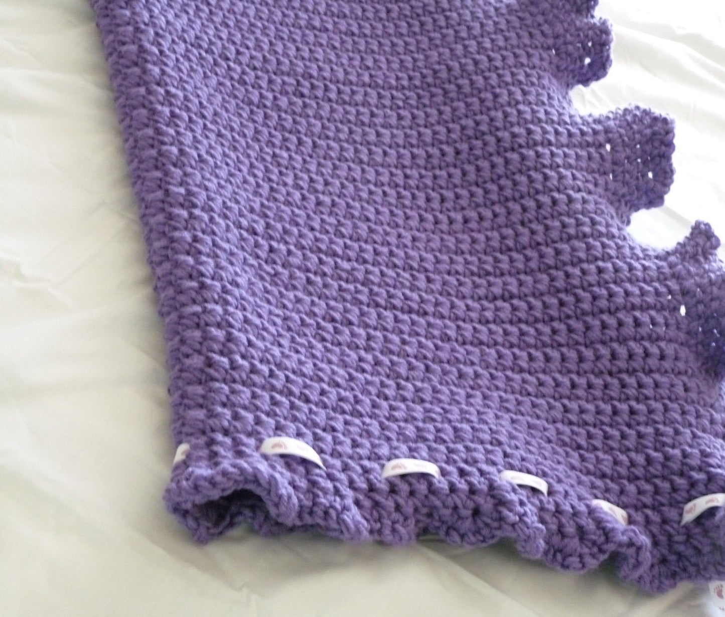 Blanket Baby - Lavender Footprint