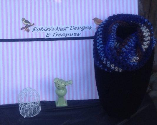 Crochet Infinity Scarf - Lakeside