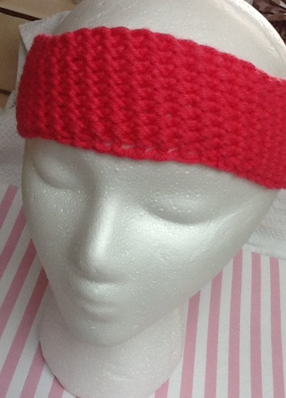 Handmade crochet headband Ambor Rose PLAIN