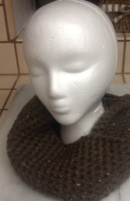 Crochet Infinity Scarf - Barley